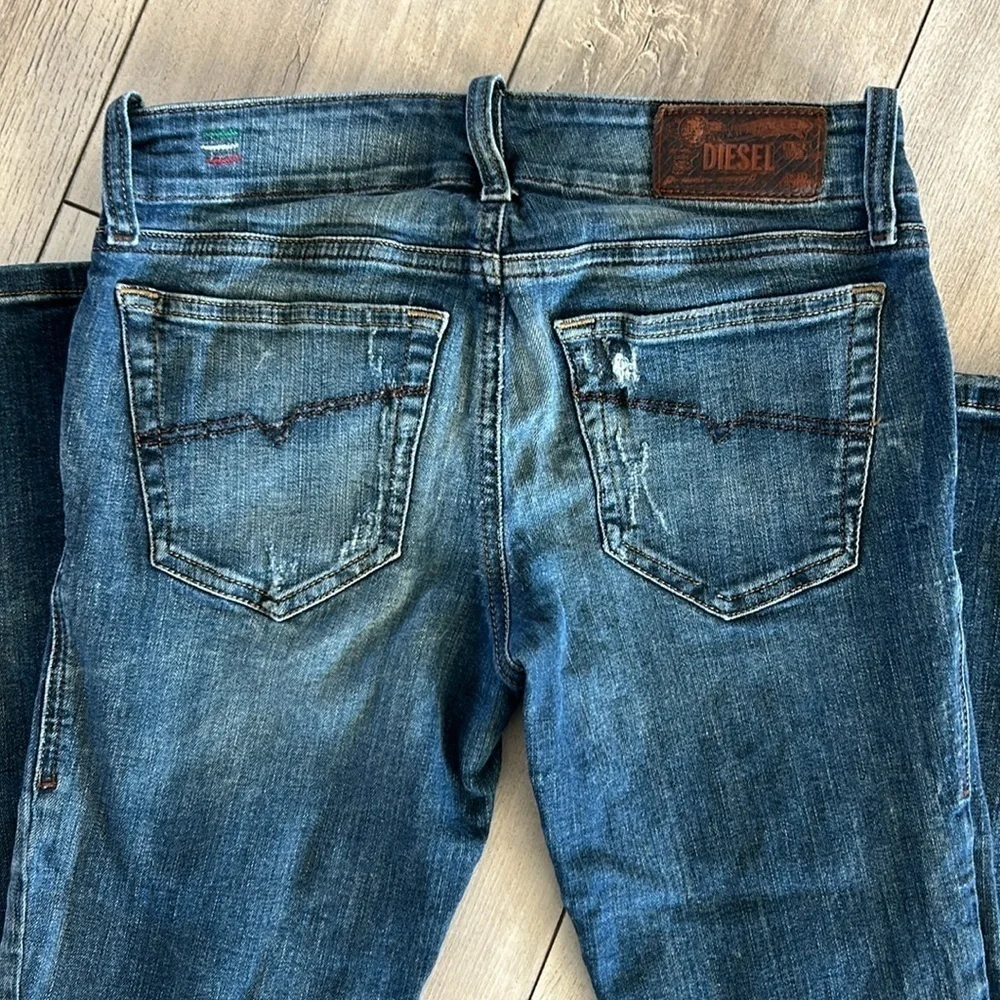 Diesel Gupree super slim skinny low waist rise jeans size 27